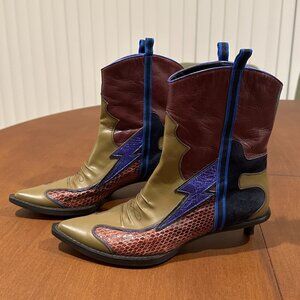 Vintage Miu Miu Spring 2000 Cowboy Boots (36 / US 6)